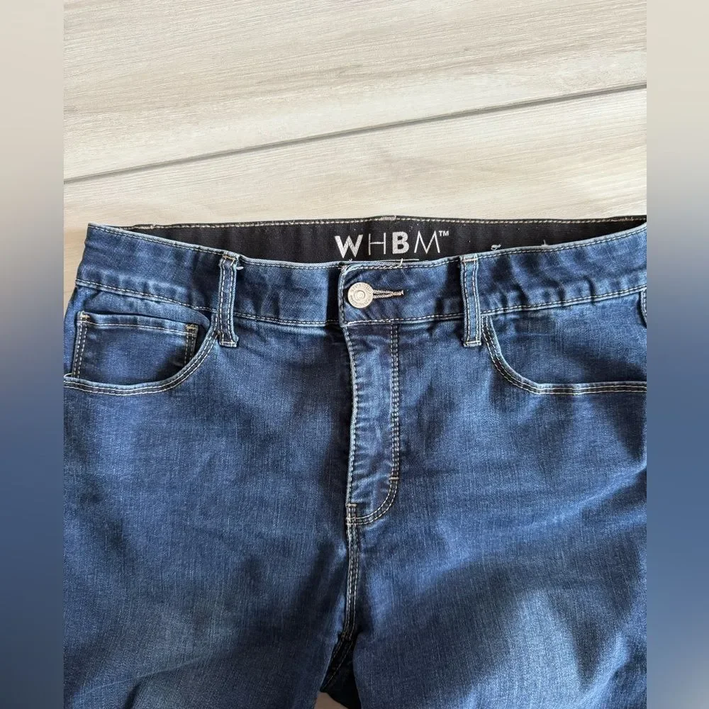 White House Black Market Skinny Jeans Blue Size 8S EUC